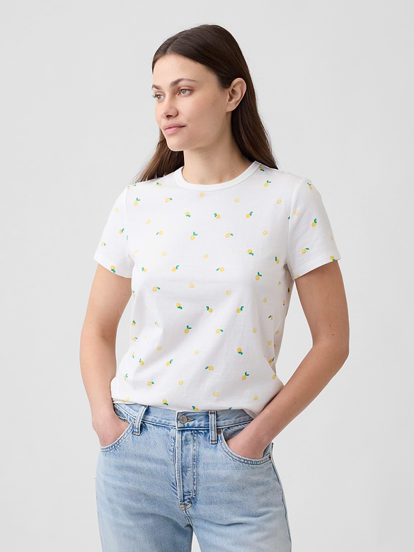 Favorite Print Crewneck T-Shirt