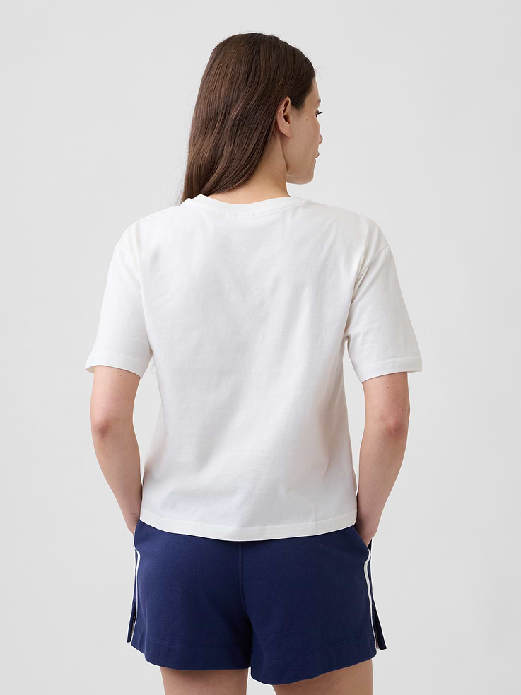 Image number 2 showing, Peanuts Oversized Gap Americana Logo T-Shirt