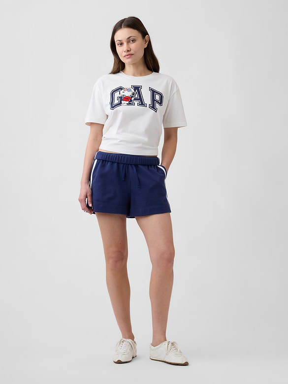 Peanuts Oversized Gap Americana Logo T-Shirt
