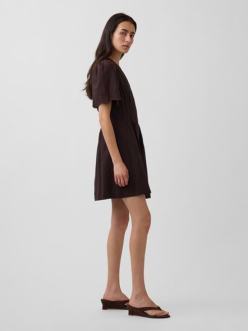brown turtleneck mini dress Gabbie Sweater Ideal for casual outings Occasion:SUMMER Emily Blunt wore a Color::#35-Navy