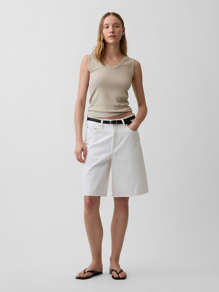 Image number 2 showing, Variegated Rib Tank Top