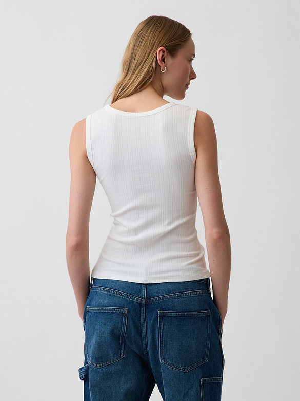 Variegated Rib Tank Top