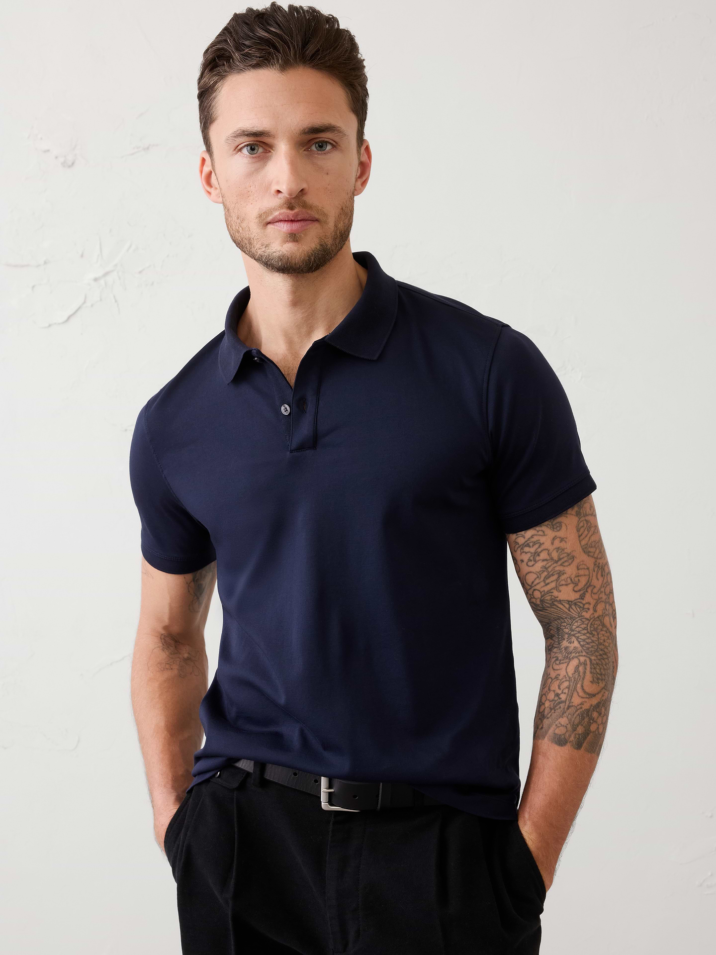 Image number 1 showing, Slim Luxe Touch Polo
