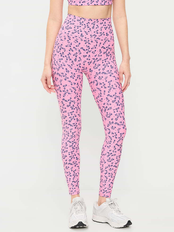 L'image numéro 1 présente Legging PowerSoft sans limites à poche à taille très haute, longueur 7/8 – Sans couture avant