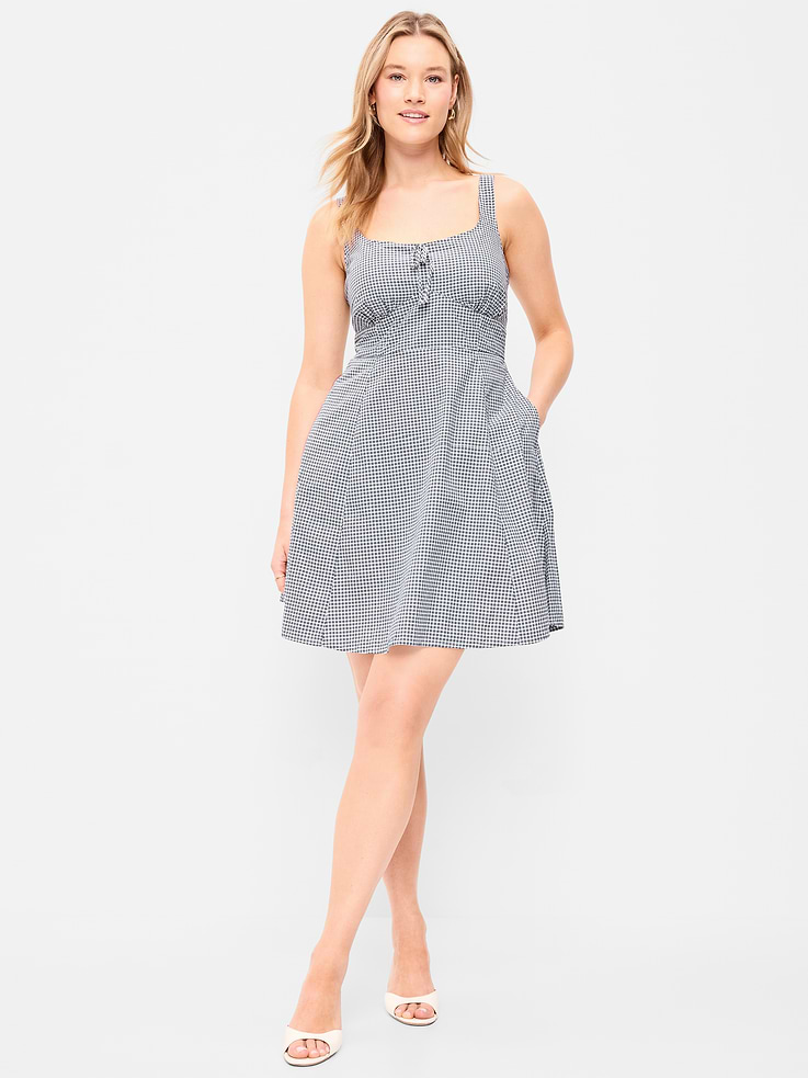 Image number 7 showing, Fit & Flare Cami Mini Dress