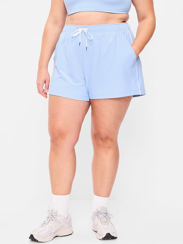 Short PowerSoft à taille haute, entrejambe de 9 cm