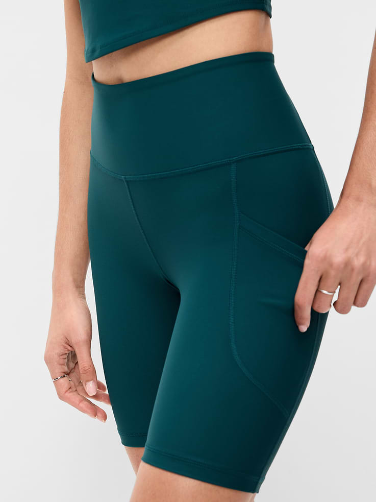 L'image numéro 3 présente Cuissard PowerSoft à taille haute pour Femme, entrejambe de 20 cm