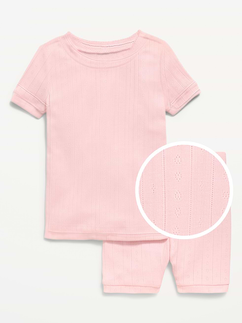Snug Snug-Fit Pointelle-Knit Pajama Set for Toddler & Baby on clearance at Old Navy — 29% off