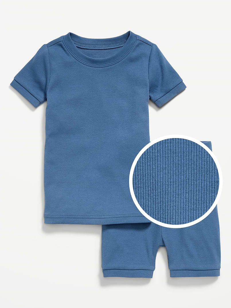 Printed Snug-Fit Pajama Set for Toddler & Baby