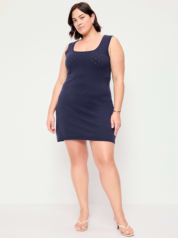 SoSoft Lite Pointelle Sweater Dress