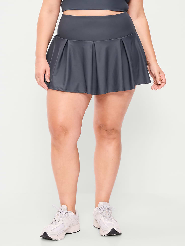 L'image numéro 6 présente Jupe-short PowerSoft à taille très haute tombante