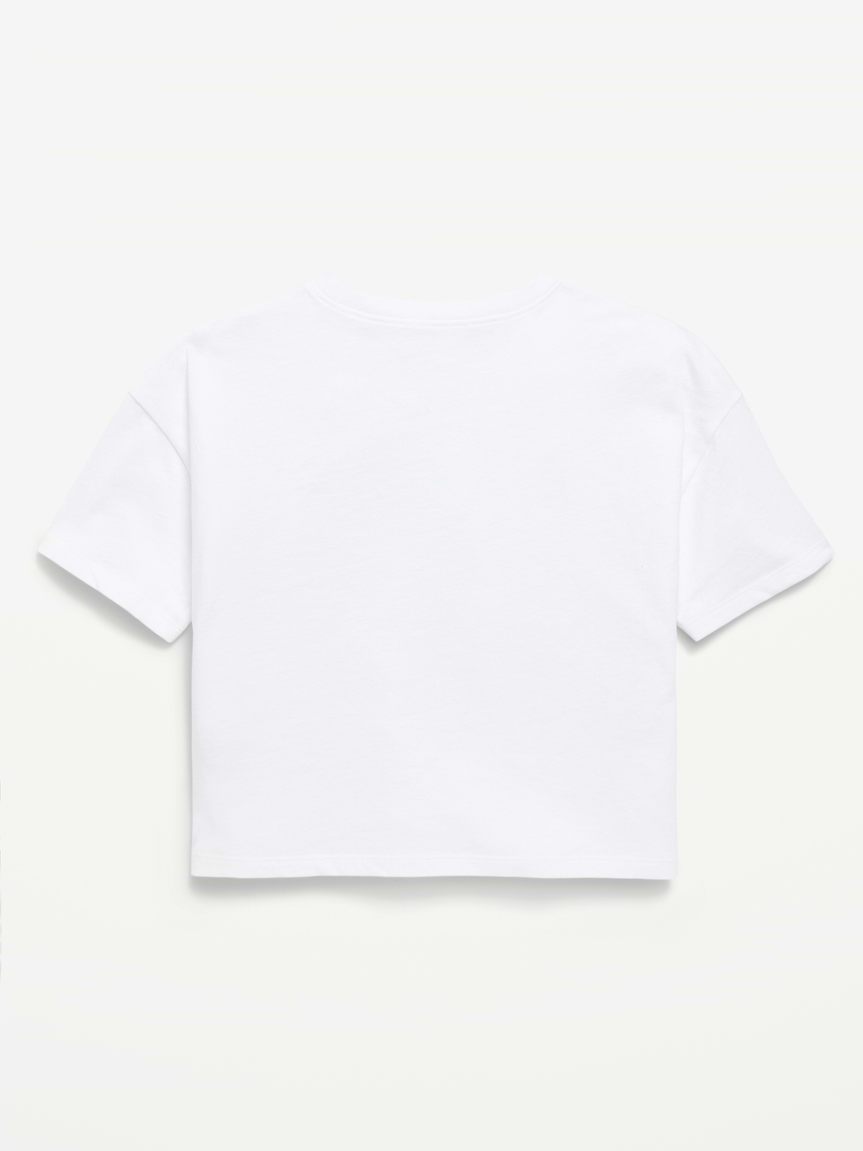 Image number 2 showing, Hello Kitty® Oversized Graphic Cropped T-Shirt for Girls