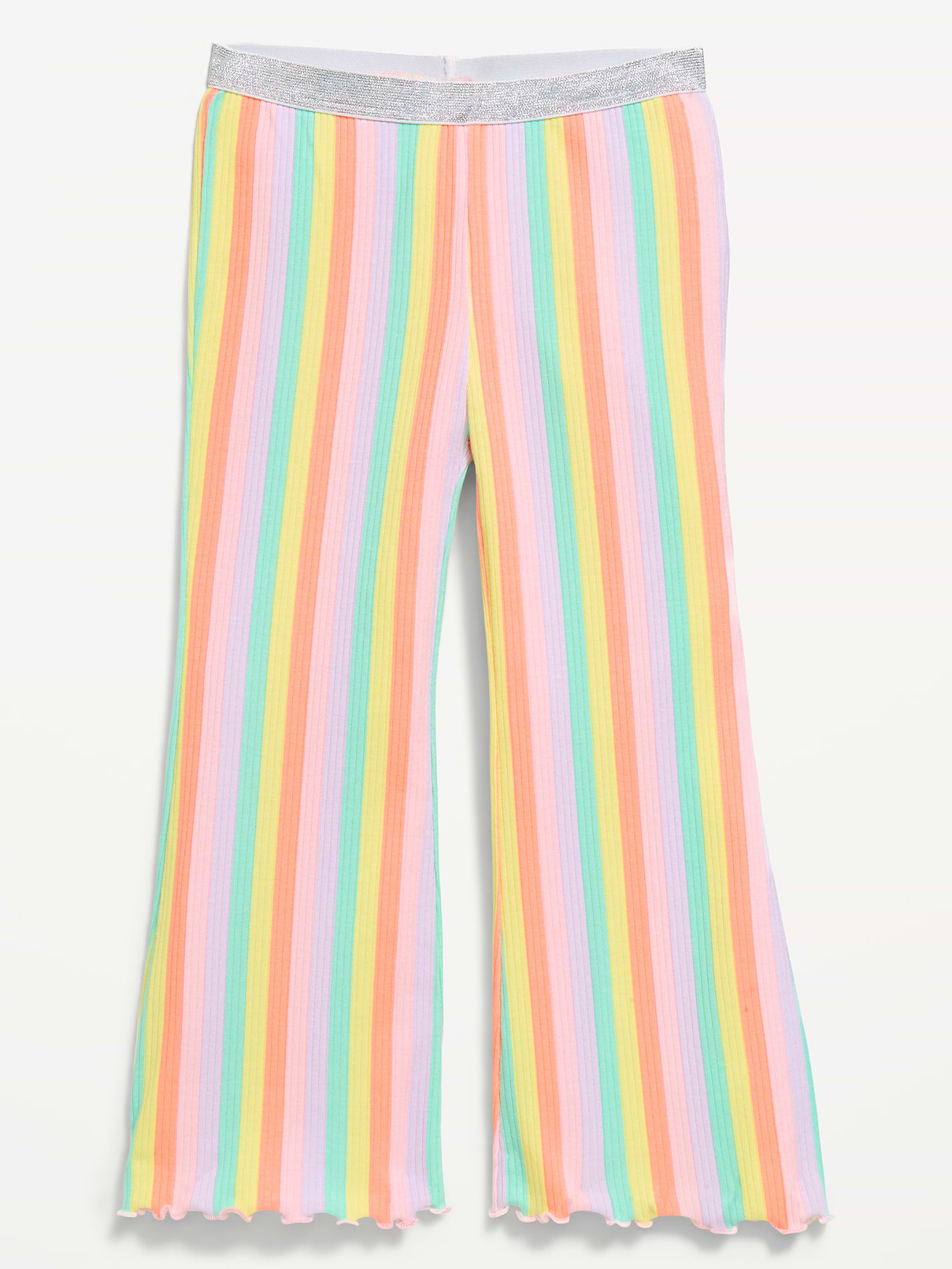 Image number 1 showing, Birthday Striped Flared Leggings for Toddler Girls