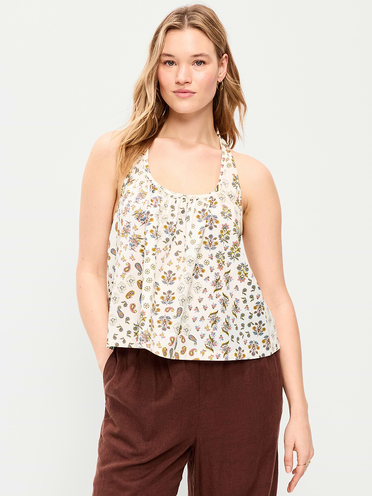 L'image numéro 4 présente Camisole trapèze