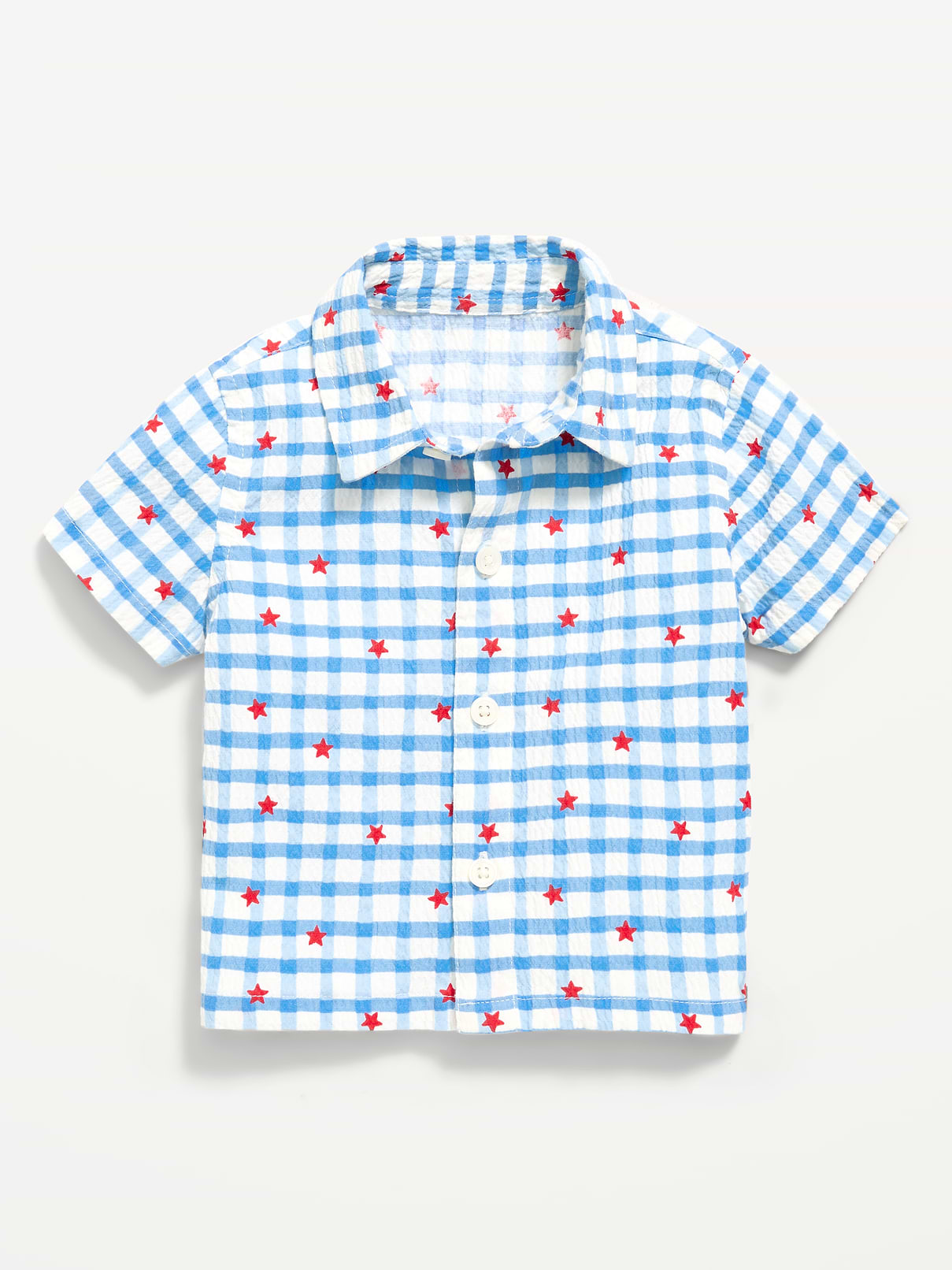 Image number 1 showing, Printed Short-Sleeve Shirt for Baby