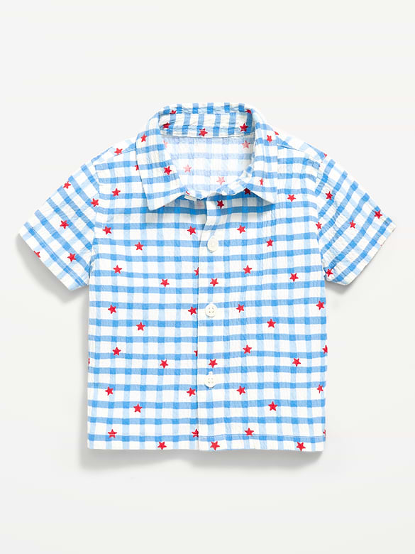 Printed Short-Sleeve Shirt for Baby