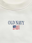 Image number 2 showing, Oversized Unisex Flag Logo Graphic Sweatshirt for Toddler