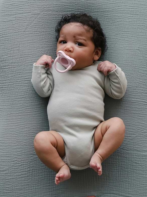 Snuggle Me Lounger Curve Muslin Cover