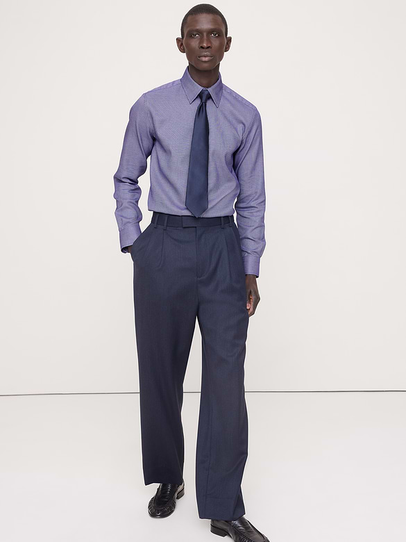 Chemise habillée ajustée infroissable