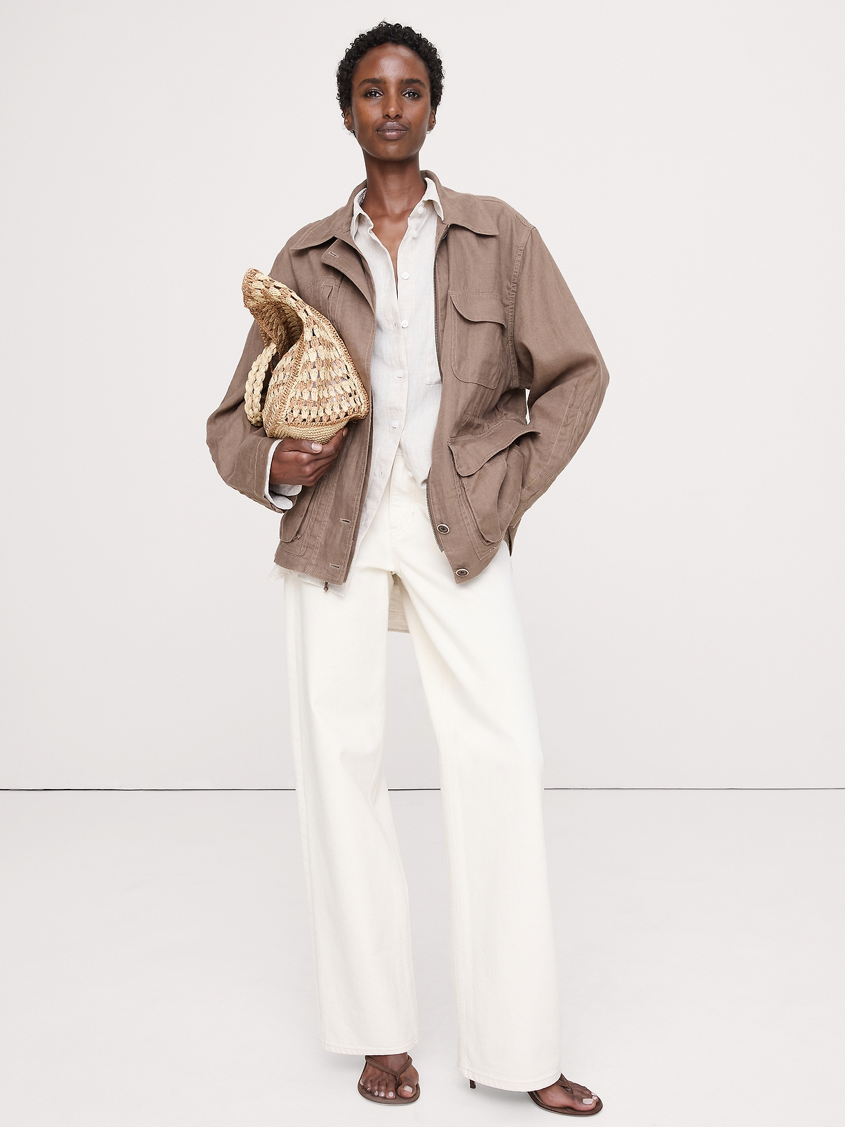 Archive Reissue Linen Chore Coat | Banana Republic