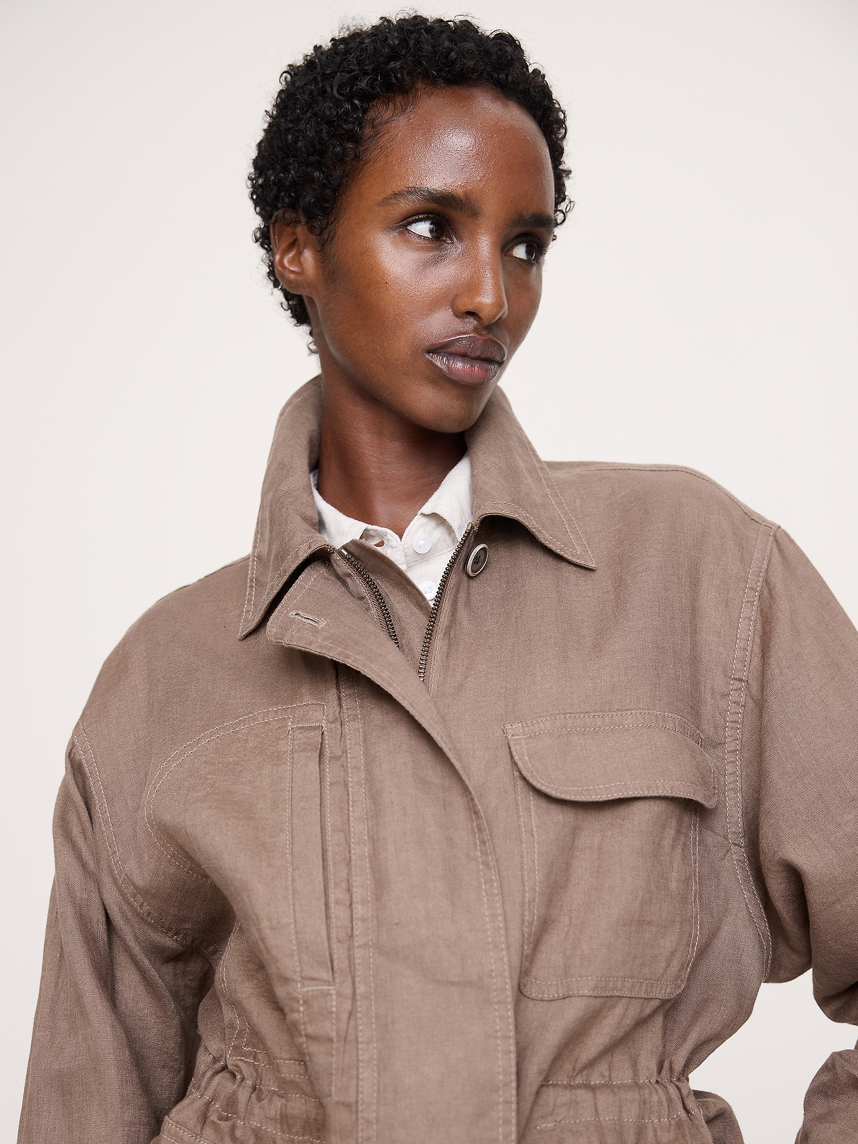 Archive Reissue Linen Chore Coat | Banana Republic