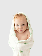Image 3 of 3, Bamboo Little Turtle Hooded Towel Set