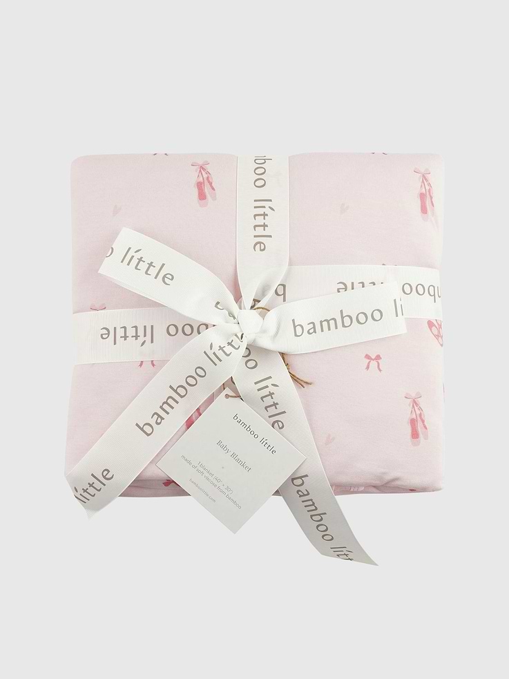 Image number 1 showing, Bamboo Little Ballerina Baby Blanket