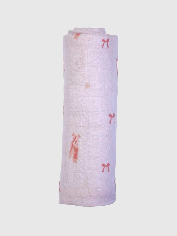 Image 2 of 4, Bamboo Little Ballerina Swaddle
