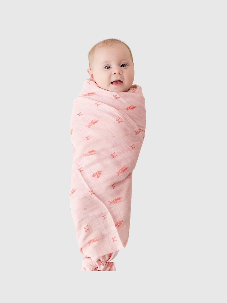 Image 4 of 4, Bamboo Little Ballerina Swaddle