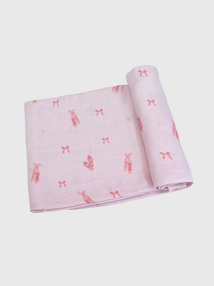 Image 1 of 4, Perfectly sized and unfailingly comfortable, our baby swaddles are a versatile, timeless must-have for parents and babies., Our soothing blend of viscose from bamboo and cotton muslin looks great, breathes better to keep your baby cool, and gets magically softer with every wash., Perfect for swaddling, naps, nursing, and stroller covers.