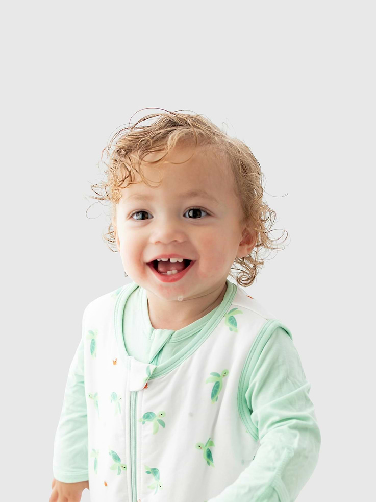 Image number 2 showing, Bamboo Little Turtle Sleep Sack 0 to 12 months