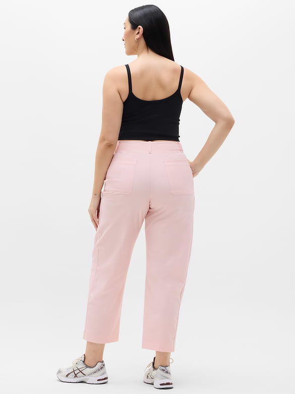 Skyline High Rise Barrel Leg Pant