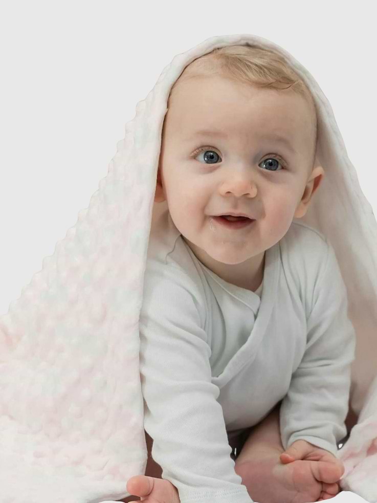 Image 3 of 3, Bamboo Little Pink Cozy Cloud Blanket