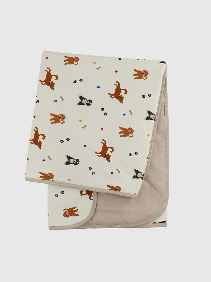 Image 2 of 2, Bamboo Little Dogs Baby Blanket