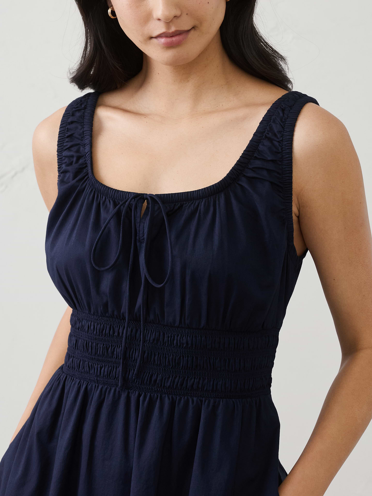 Image number 3 showing, Smocked Waist Midi Dress
