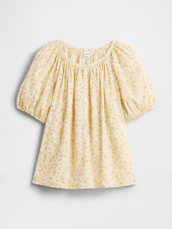 Oversized Puff Sleeve Top