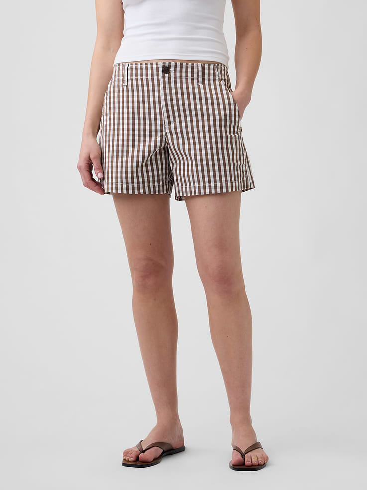 Image number 2 showing, 5" Mid Rise Downtown Khaki Shorts