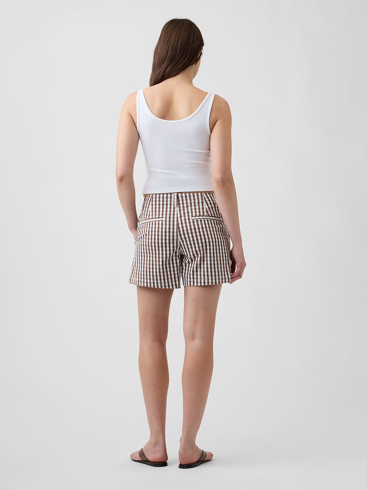 Image number 4 showing, 5" Mid Rise Downtown Khaki Shorts