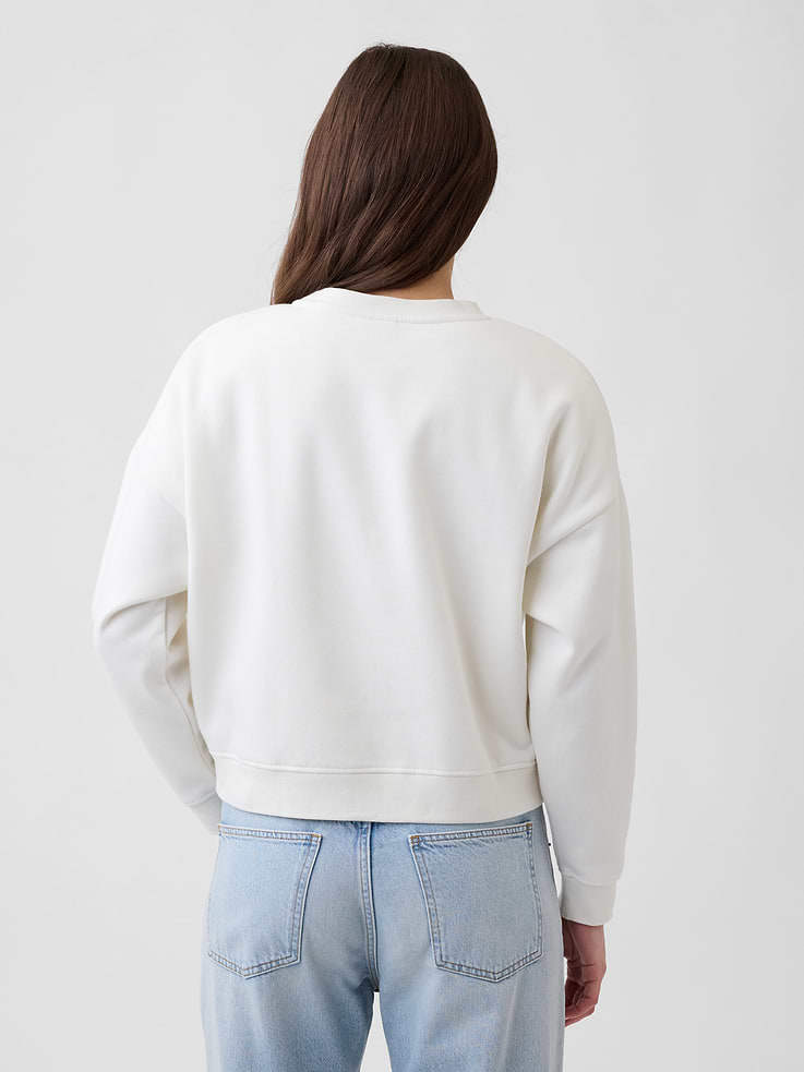 Image 2 of 5, Oversized Wedge Crewneck Sweatshirt