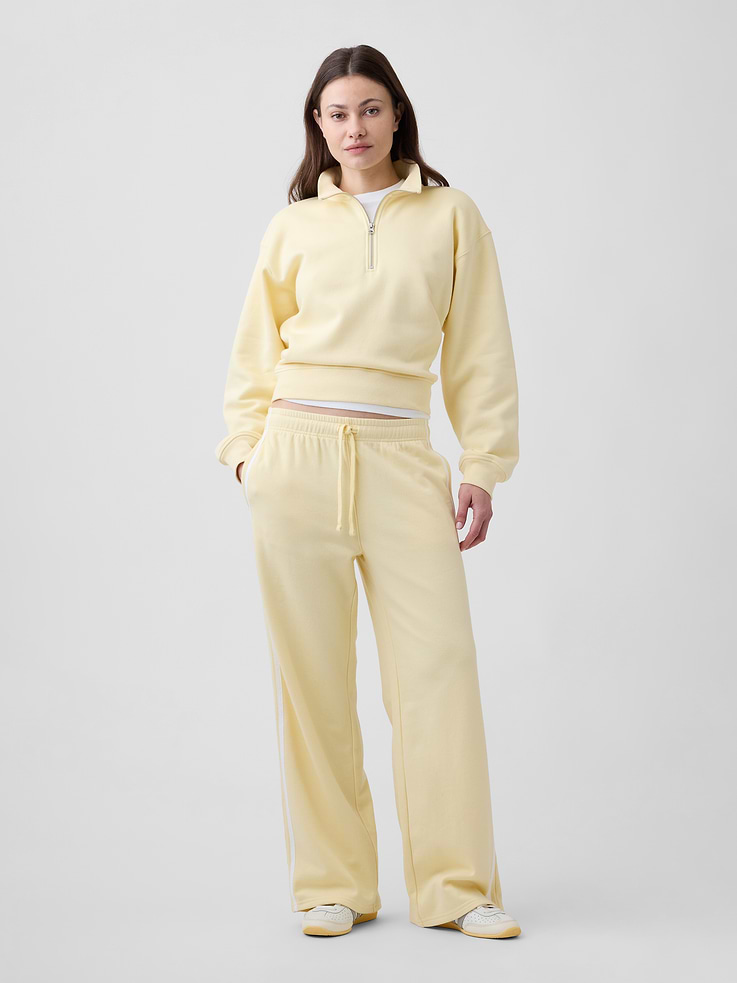 Image number 1 showing, Relaxed French Terry Straight-Leg Sweatpants
