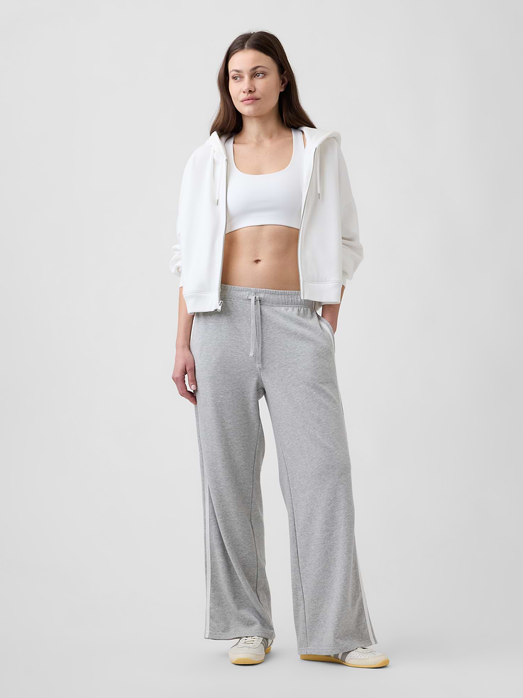 Image number 1 showing, Relaxed French Terry Straight-Leg Sweatpants
