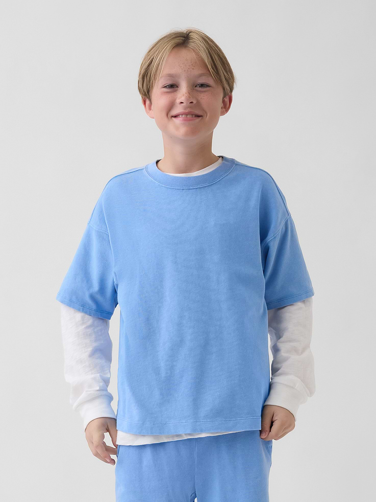 Image number 1 showing, Kids Heavyweight T-Shirt