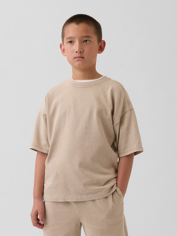 Image number 1 showing, Kids Heavyweight T-Shirt