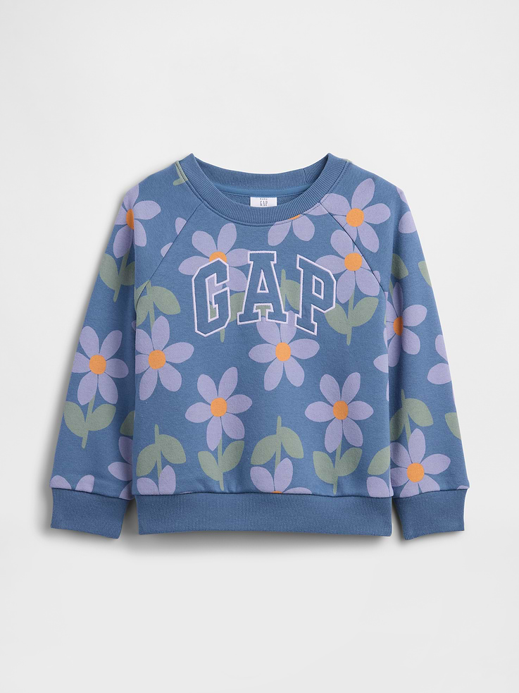 Image number 1 showing, babyGap Print Crewneck Sweatshirt
