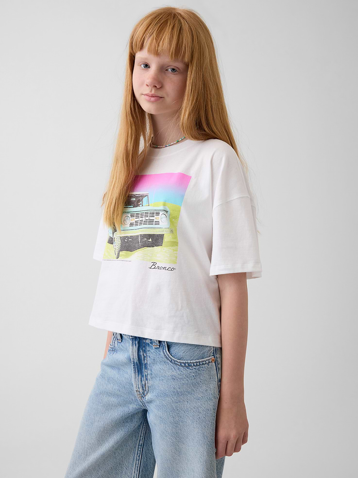 Image number 1 showing, Kids Oversized Boxy T-Shirt
