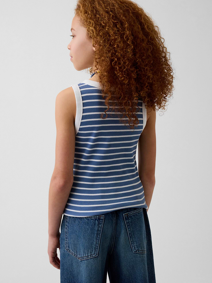 Image number 3 showing, Kid Rib Scoop Tank Top