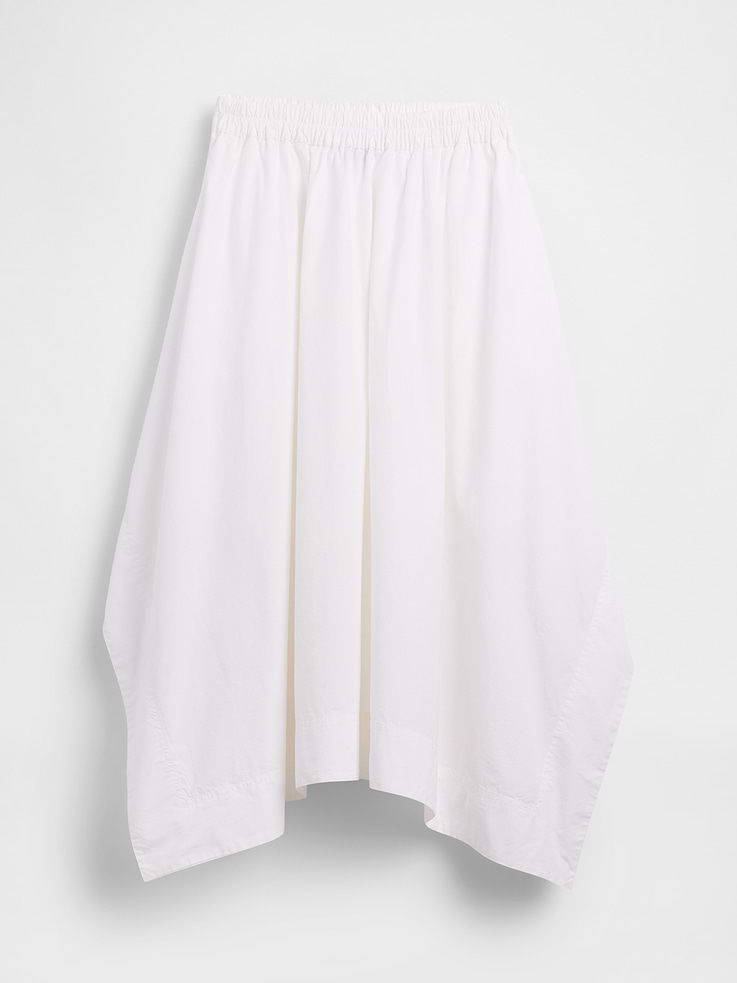 Image number 5 showing, Poplin Midi Handkerchief Skirt
