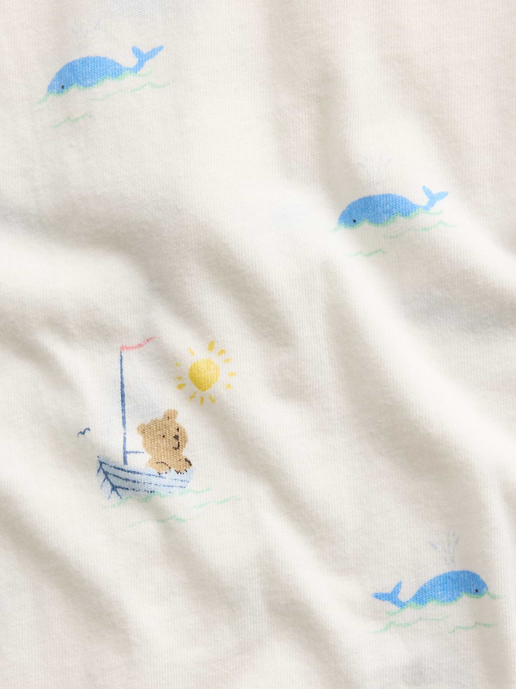 Image number 3 showing, Baby First Favorites Organic Cotton Shorty One-Piece