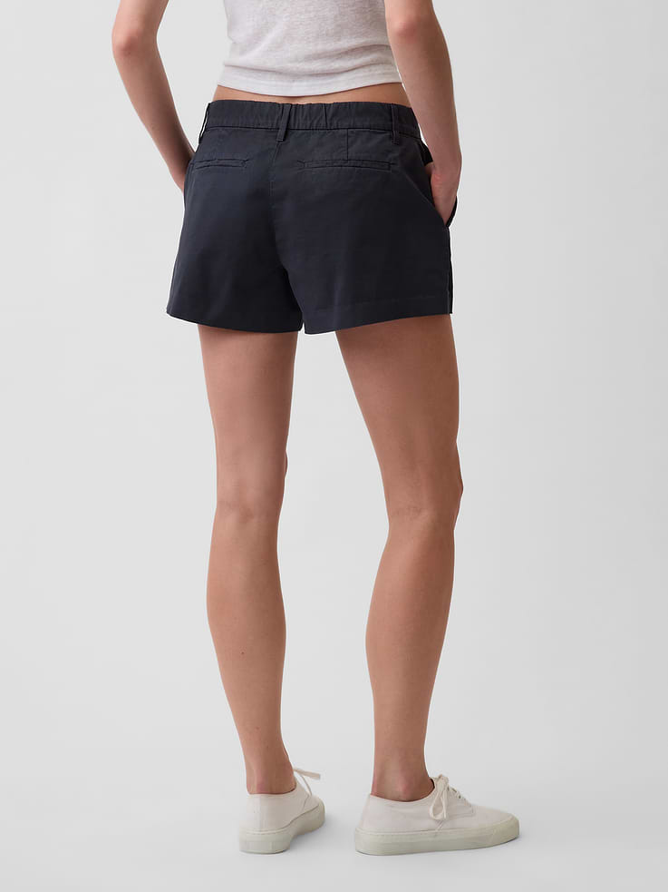 Image number 4 showing, Mid Rise Khaki Shorts