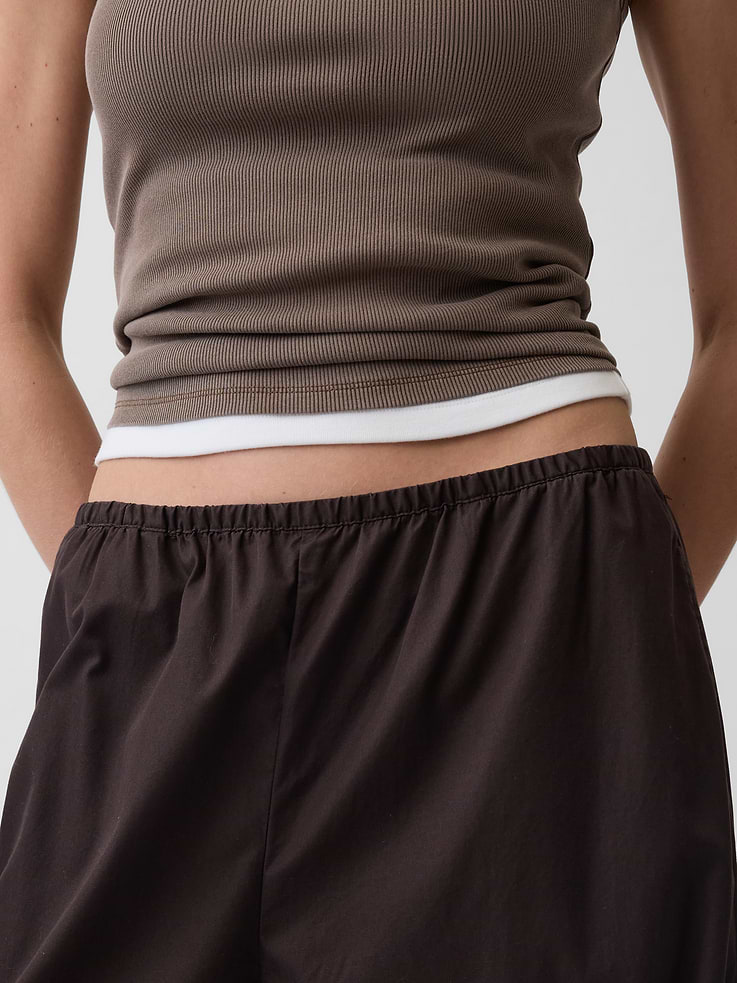 Image number 6 showing, Organic Cotton Poplin Easy Baggy Joggers